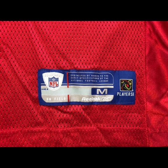 Reebok Shirts Nwot Tampa Bay Buccaneers Blank Nfl Jerseys Red New